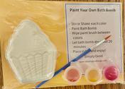 Paint your own bath bomb